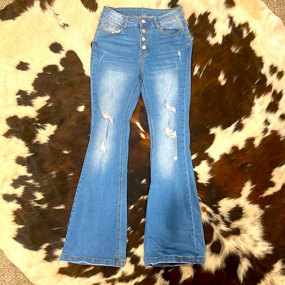 Bell Bottom Jeans - Picture 1 of 2